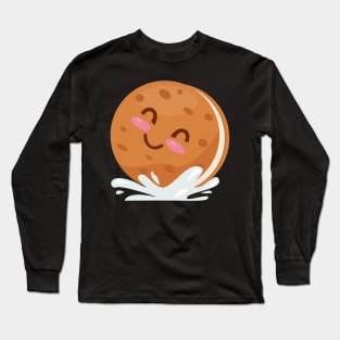 Cute Cookie Drawing Long Sleeve T-Shirt